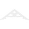 Ekena Millwork Pitch Brontes Architectural Grade PVC Gable Pediment, 48"W x 18"H x 1"P (9/12) GPP048X018X100BRO - alternate 2